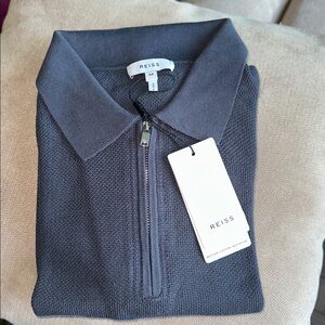Reiss Men's Zip-Up polo